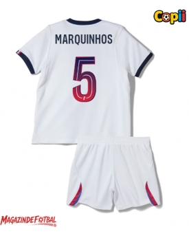Paris Saint-Germain Marquinhos #5 Echipament de Fotbal Replică 2026-27 Copii Deplasare (+ Șorturi)